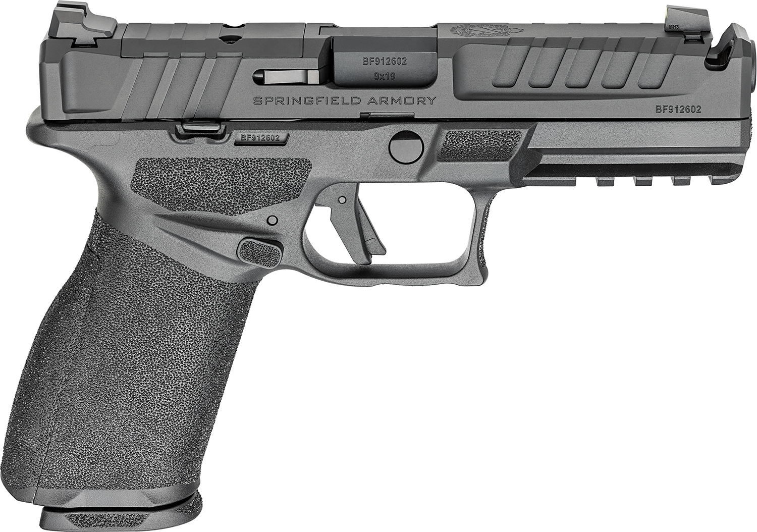 Springfield Armory EC9459BUCOMP15 Echelon 9mm 15rd 4.50" Black Melonite Optic Ready/Integral Compensator