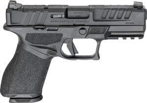 Springfield Armory EC9409BU15 Echelon  Compact Frame 9mm 15+1 4" Black Melonite Steel Barrel & Optic Ready/Serrated Steel Slide, Black Polymer Frame w/Picatinny Rail, Textured Grip, Ambidextrous