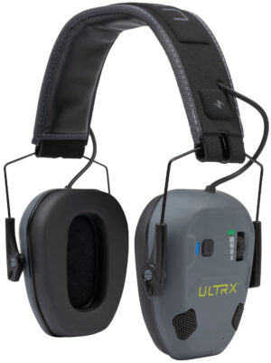 Allen 4171 Bionic Fuse Earmuff Over the Head Slate Gray Bluetooth Enabled