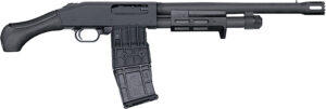 Mossberg 50217 590M Breacher 12 Gauge Pump 2.75" 10+1 14.38" Matte Blued Heavy Walled Barrel, M-LOK Forend, Matte Blued Drilled & Tapped Receiver, Black Birdshead Grip
