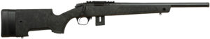 Bergara Rifles BMR011 BMR-X 17 HMR 10+1 18" Blued Heavy Threaded Barrel, Blued Picatinny Rail Receiver, Adj LOP Green w/Black Webbing Synthetic Stock