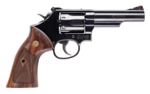 Smith & Wesson 14046 Model 19 K-Frame 357 Mag 6 Shot 4.25" Blued Carbon Steel Barrel, Cylinder & Frame, Checkered Wood Grip, No Safety