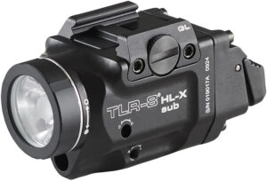 Streamlight 69466 TLR-8  Black Aluminum Glock 43x/48 1,000 Lumens Red Laser