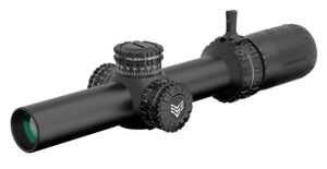 Swampfox Optics ARH11024GL Arrowhead  Black 1-10x24mm 30mm Tube Guerrilla Dot MIL Green Reticle