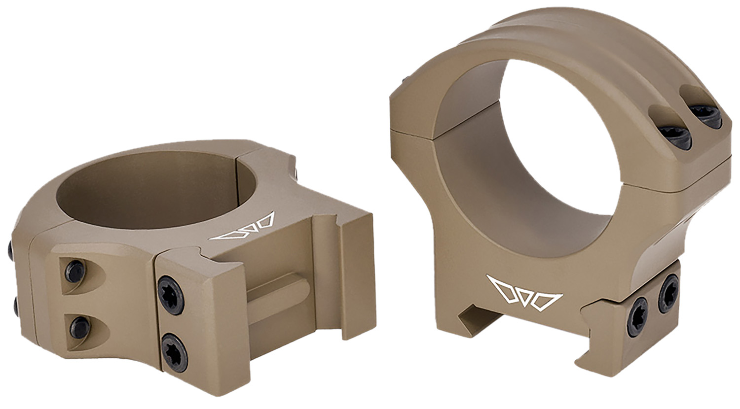 Warne 8520DE HyperLite Dark Earth Cerakote MagnaFusion Alloy 34mm Tube Maxima/Weaver/Picatinny