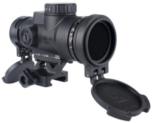 Trijicon 2200355 MRO SD Patrol Black 1x 25mm 2 MOA Red Dot Reticle Full Co-Witness Quick Release Mount W/ Q-LOC Technology