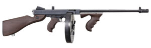 Auto-Ordnance T5P100D 1927A-1 Lightweight Deluxe .45 Cal 100+1 Fixed Walnut Wood Stock, Walnut Grip