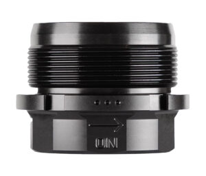 Dead Air DA456HT XEMAX Adapter Chromium-Molybdenum Heat Treated Steel Black Nitride