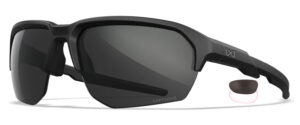Wiley X CHJKL01 Jakl  M/L Grey/Clear Lens Matte Black Frame
