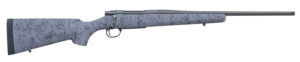 Howa HHSSL308GRY 1500 Superlite Gen2 Full Size 308 Win 3+1 20" Black Threaded Barrel, Matte Blue Steel Drilled & Tapped Receiver, Gray w/Black Webbing HS Precision Synthetic Stock, Right Hand