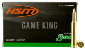 HSM 7MMMAG6N Game King 7mm Rem Mag 160 gr Sierra GameKing Spitzer Boat Tail 20 Per Box/ 20 Case