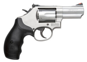 Smith & Wesson 10061 Model 66 Combat Magnum 357 Mag or 38 S&W Spl +P Stainless Steel 2.75" 2 Piece Barrel, 6 Shot K-Frame, Full-length Extractor Rod, Synthetic Grip, Internal Lock