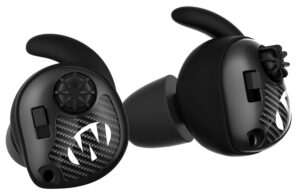 Walker's GWPSLCR Silencer Electronic Ear Buds 25 dB In The Ear Matte Black/Carbon Fiber