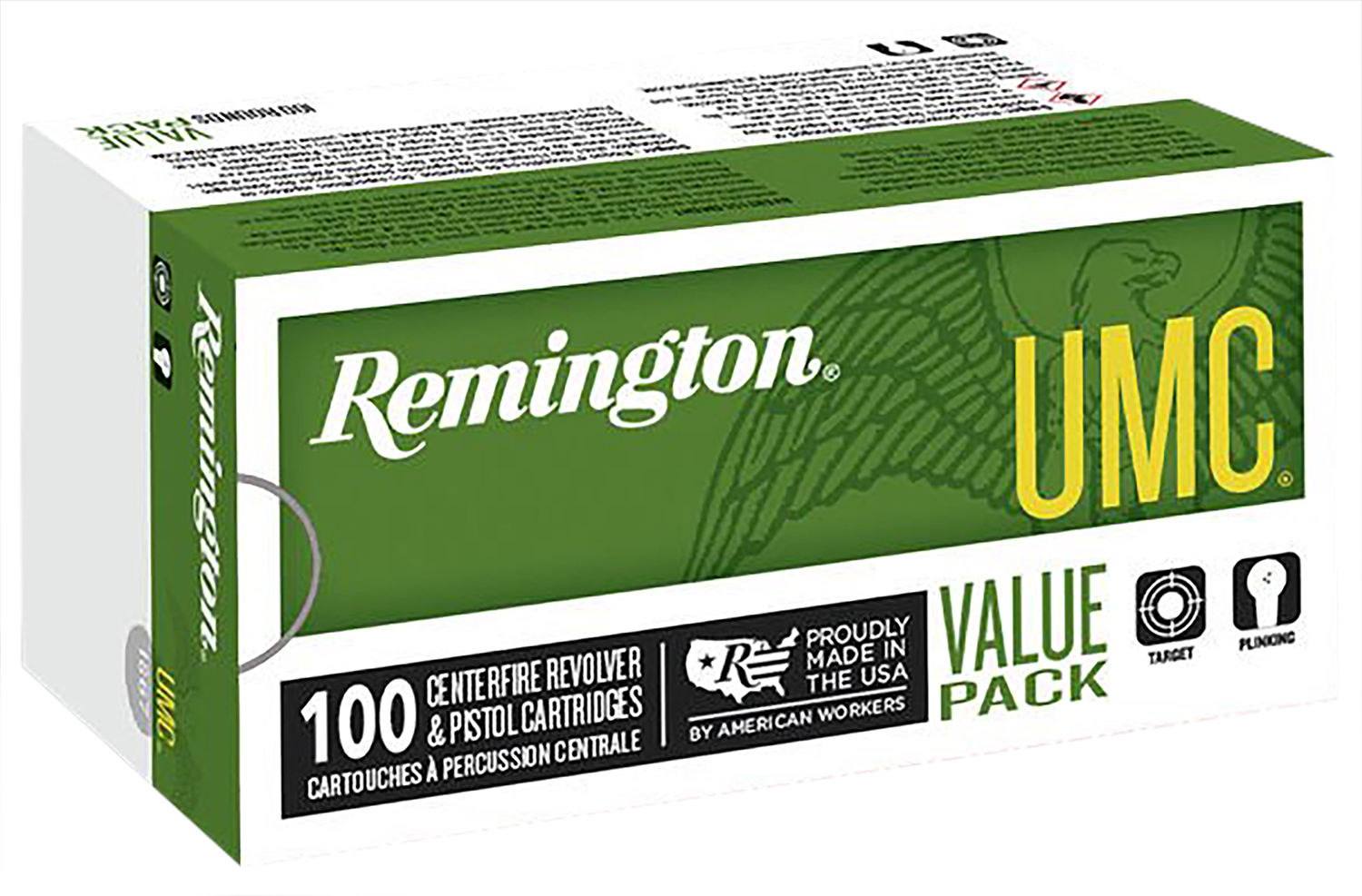 Remington Ammunition 23689 UMC Value Pack 45ACP 230gr Jacketed Hollow Point 100 Per Box/6 Case