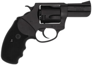 Charter Arms 14420 Bulldog  Large Frame 44 S&W Spl 5 Shot 2.50" Black Stainless Steel Barrel, Cylinder & Frame, Black Finger Grooved Rubber Grip, Exposed Hammer
