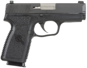 Kahr Arms KP9094N P *CA Compliant 9mm Luger Caliber with 3.60" Barrel, 7+1 Capacity, Black Finish Frame, Serrated Matte Black Stainless Steel Slide, Polymer Grip & TruGlo Night Sigts