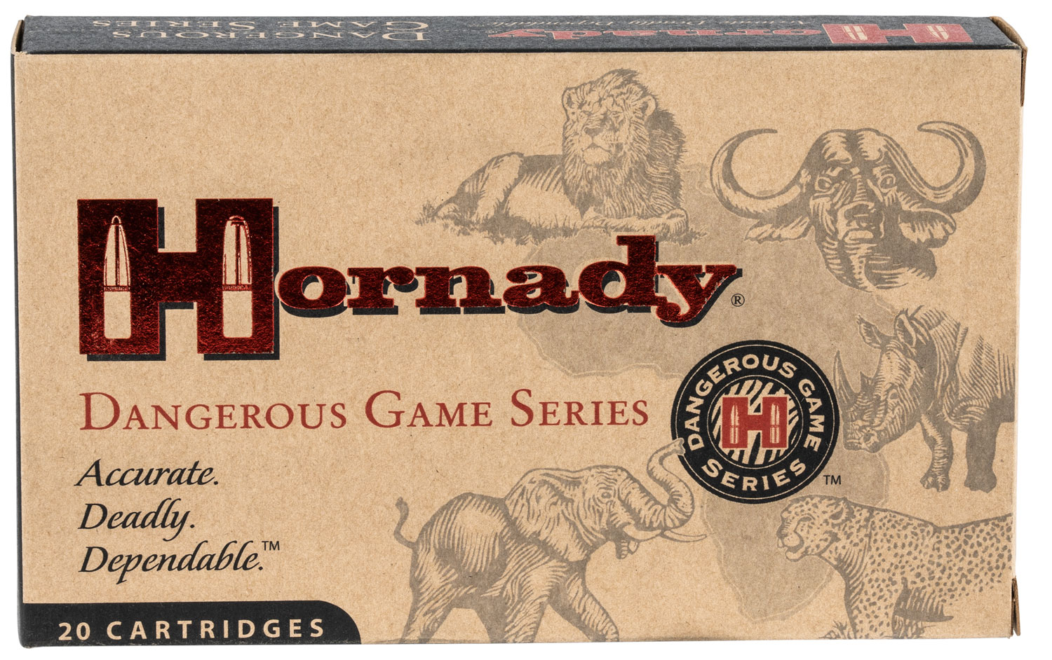Hornady 8231 Dangerous Game 375Ruger 270gr InterLock Spire Point Recoil Proof 20 Per Box/6 Case