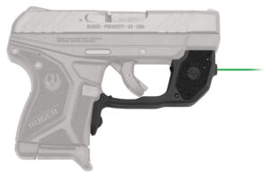 Crimson Trace 0173001 Laserguard  Ruger LCP II, Green Laser Black Polymer