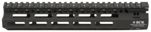 BCM MCMR10556BLK BCMGunfighter MCMR 10" M-LOK, Free-Floating Style Made of Aluminum with Black Anodized Finish for AR-Platform