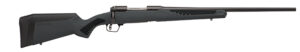 Savage Arms 57061 110 Hunter Full Size 223 Rem 4+1 22" Matte Black Button-Rifled Barrel, Matte Black Drilled & Tapped Carbon Steel Receiver, Adj AccuStock Matte Gray Synthetic Stock, Right Hand