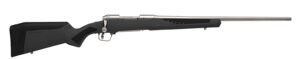 Savage Arms 57078 110 Storm Full Size 308 Win 4+1 22" Matte Stainless Button-Rifled Barrel, Matte Drilled & Tapped Stainless Steel Receiver, AccuStock Matte Gray Synthetic Stock, Right Hand