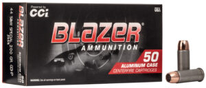 CCI 3556 Blazer Handgun 44S&W Spl 200gr Jacketed Hollow Point 50 Per Box/20 Case