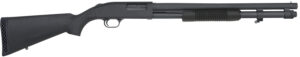 Mossberg 51660 590A1 Tactical 12 Gauge 8+1 3" 20" Heavy-Walled Barrel, Parkerized Finish, Drilled & Tapped Receiver, Mil-Spec Construction w/Metal Trigger Guard & Safety, Synthetic Stock