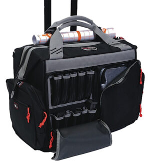 GPS Bags 2215RB Rolling  Black Canvas Holds 4 Handguns