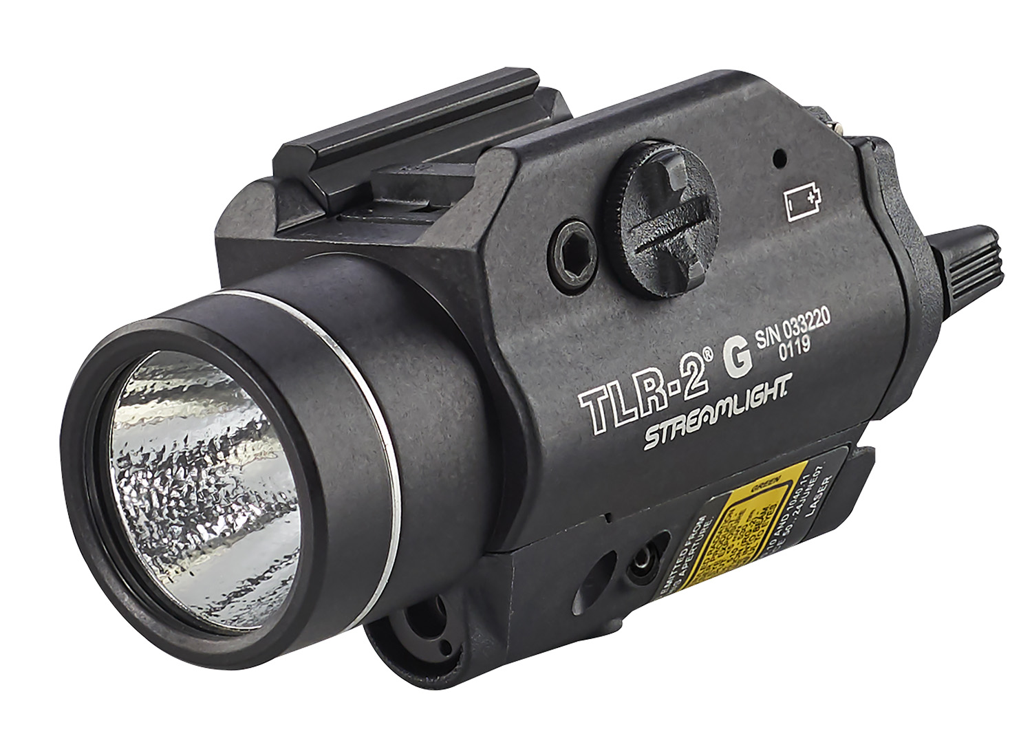 Streamlight 69250 TLR-2 G Gun Light Black Anodized 300 Lumens White LED/Green Laser