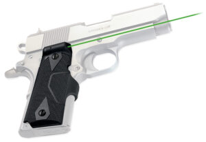 Crimson Trace 0141101 Lasergrips  Fits 1911 Compact, Green Laser Black Polymer