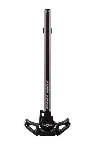 Patriot Ordnance Factory 01542 Strike Eagle Charging Handle AR-15 Black Anodized Aluminum, Ambidextrous