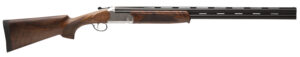 Stevens 22179 555 E 16 Gauge 3" 28" Over/Under Vent Rib Barrel, Silver Engraved Receiver, Oiled Turkish Walnut, Includes Five Chokes, Ambidextrous Hand