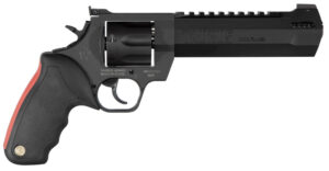Taurus 2357061RH Raging Hunter  357 Mag 7rd 6.75" Matte Black Oxide Steel Black Rubber with Integrated Red Cushion Insert  Grip