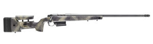 Bergara Rifles B14LM357 B-14 Wilderness HMR 7mm Rem Mag 5+1 24" Threaded, Sniper Gray Cerakote Barrel/Rec, Adj. SoftTouch Woodland Camo Stock with Mini-Chassis, Omni Muzzle Brake