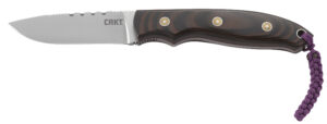 CRKT 2861 Hunt'N Fisch 2.99" Fixed Plain Satin 9Cr18MoV SS Blade/Multi-Color G10 Handle Includes Lanyard/Sheath