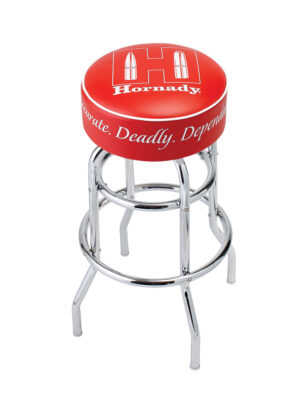 Hornady 99103 Reloading Bench Stool Chrome Red Chromed Steel Vinyl