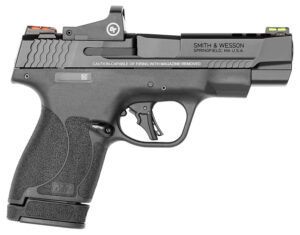 Smith & Wesson 13253 Performance Center M&P Shield Plus 9mm Luger 4" Ported 10+1,13+1 Black Matte Black Armornite Stainless Steel Ported Slide Black Polymer Grip (No Manual) Crimson Trace Red Dot