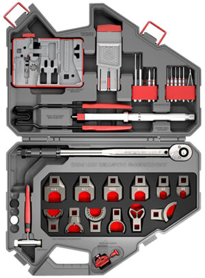 Real Avid AVAMKPRO Armorer's Master Kit Pro Gray/Red AR-15