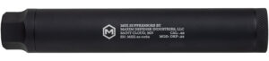 Maxim Defense MXM48351 DRF  22 Cal (Rimfire), 5.90" Black Titanium/Aluminum, 1/2"-28 tpi Direct Thread Mount