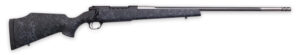 Weatherby MAM01N7MMPR8B Mark V Accumark 7mm PRC 3+1 24" Threaded/Fluted Stainless Barrel, Graphite Black Rec, Gray Webbed Black Monte Carlo Stock, Accubrake Muzzle Brake, Adj. TriggerTech Trigger