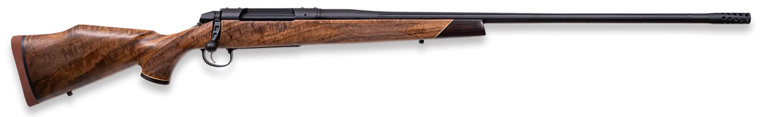 Weatherby 3WASD257WR8B 307 Adventure SD Full Size 257 Wthby Mag 3+1 28" Graphite Black Cerakote Mag Sporter Fluted/Threaded Barrel, Drilled & Tapped Steel Receiver, Walnut Fixed Wood Stock