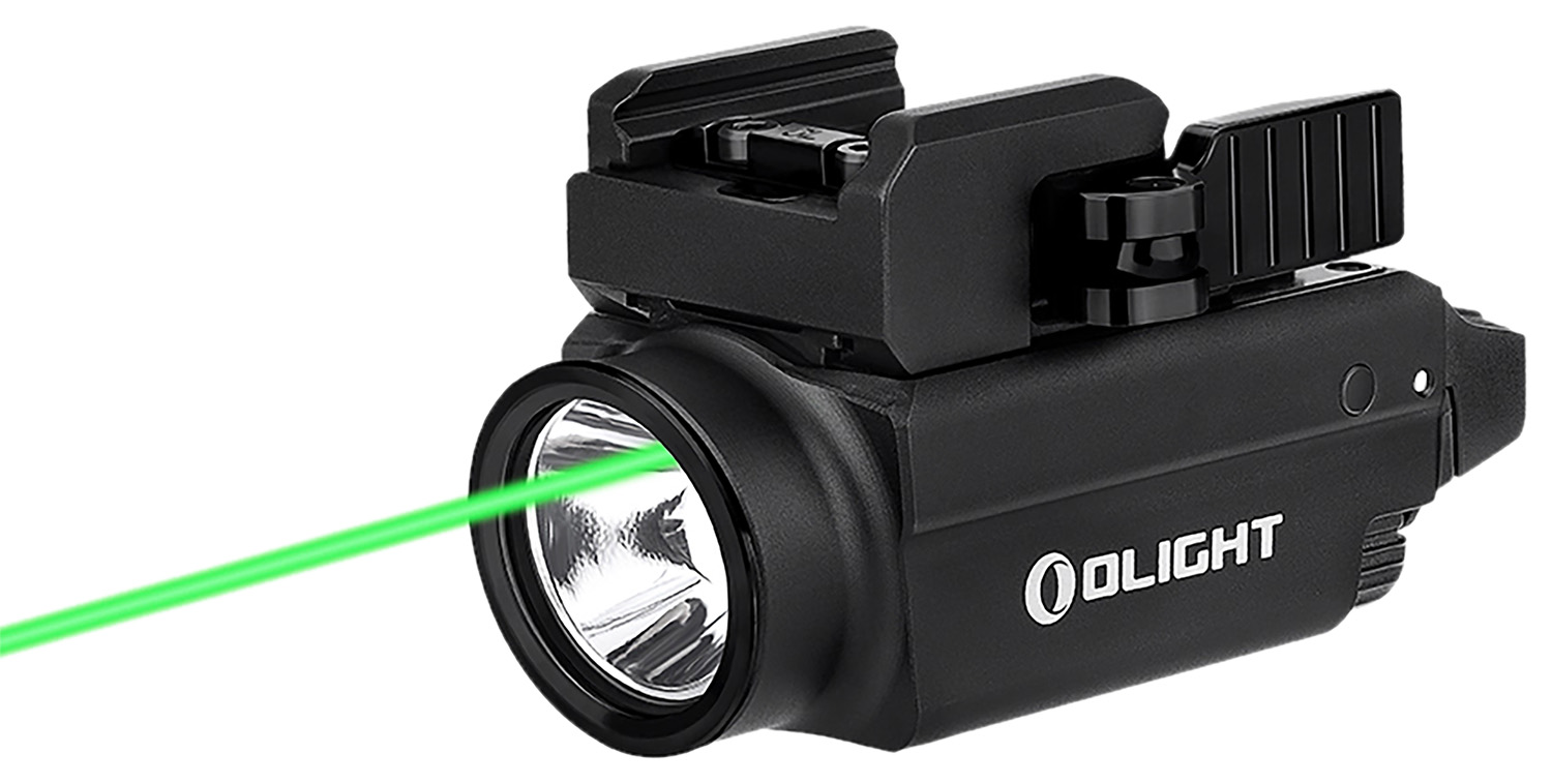 Olightstore Usa Inc BALDRSBK Baldr S Black Anodized 100/300/800 Lumens White LED Green Laser