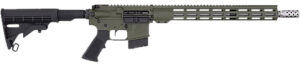 Great Lakes Firearms GL15400SSODG AR-15  400 Legend 5+1 16" Stainless Threaded Barrel, OD Green Cerakote Aluminum Receiver w/Picatinny Rail, Adjustable Black Synthetic Stock, Mil-Spec Grip