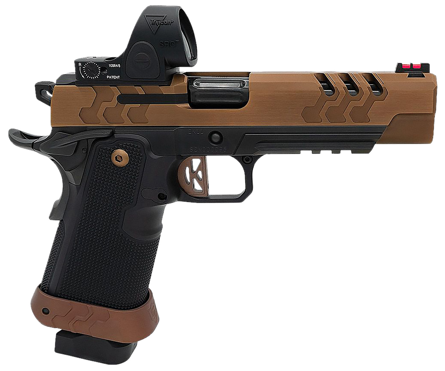 Kimber Mfg.,inc 3500055 2K11 Target (OI) 9mm 20+1 5" High Polished w/ Coyote PVD, Brush Polish Flats w/ DLC Coating Stainless Steel Slide Aluminum Grip