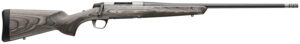 Browning 036092211 X-Bolt 2 Hunter Full Size 243 Win 4+1 22"  Matte Blued Threaded Sporter Barrel, Drilled & Tapped Stainless Steel Receiver, Fixed Gray Laminate Stock, Radial Muzzle Brake