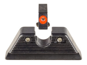Trijicon 601092 HD XR Night Sight Set Green Tritium/Orange Outline Front, Green Tritium Rear, Black Frame, Fits Most Glock/17 MOS/19 MOS/45 MOS
