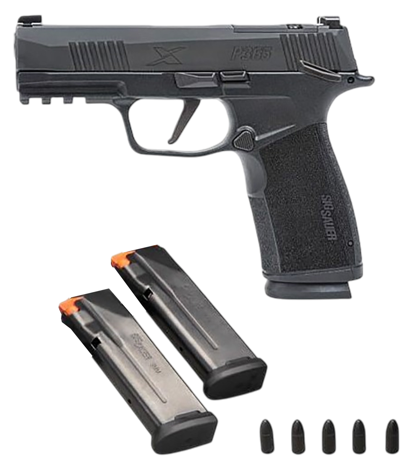SIG 365XCA9MSVKIT10 P365 9MM 3.7 10R OR MS BLK