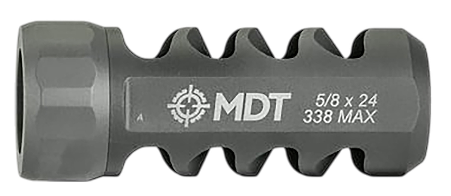 Mdt Sporting Goods Inc 109150RTI Hunt Brake Black Titanium 5/8"x24 Threads 30Cal