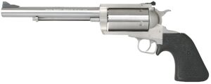 Magnum Research BFR500SW7 BFR Long Cylinder Large 500 S&W Mag 5 Shot 7.50" Brushed Stainless Steel Barrel, Cylinder & Frame, Black Rubber Grip, Exposed Hammer