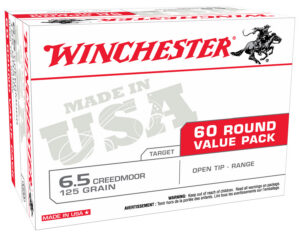 Winchester Ammo USA65CMVP USA Ready 6.5Creedmoor 125gr Open Tip 60 Per Box/4 Case *Value Pack